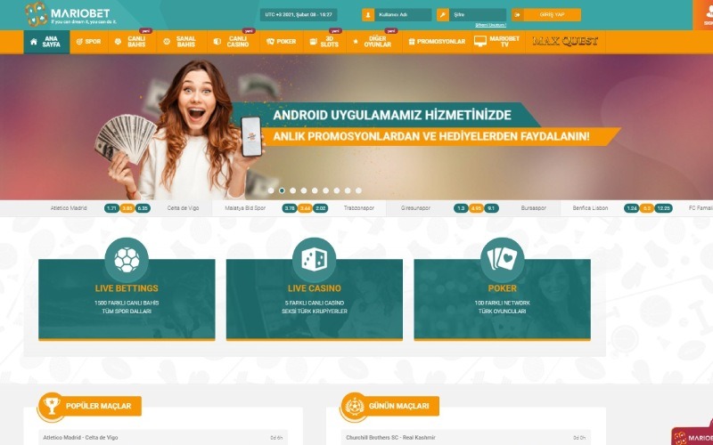 Mariobet Giriş Adresi, Mariobet Bonus, Kayıp Bonusları ve Daha Fazlası