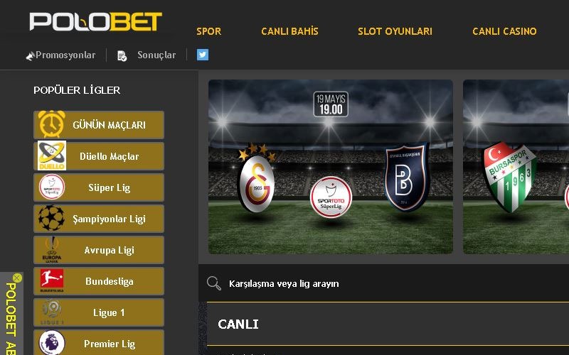 Polobet Spor Bahisleri, Yüksek Oranlar ve Bonuslar, Canlı Casino